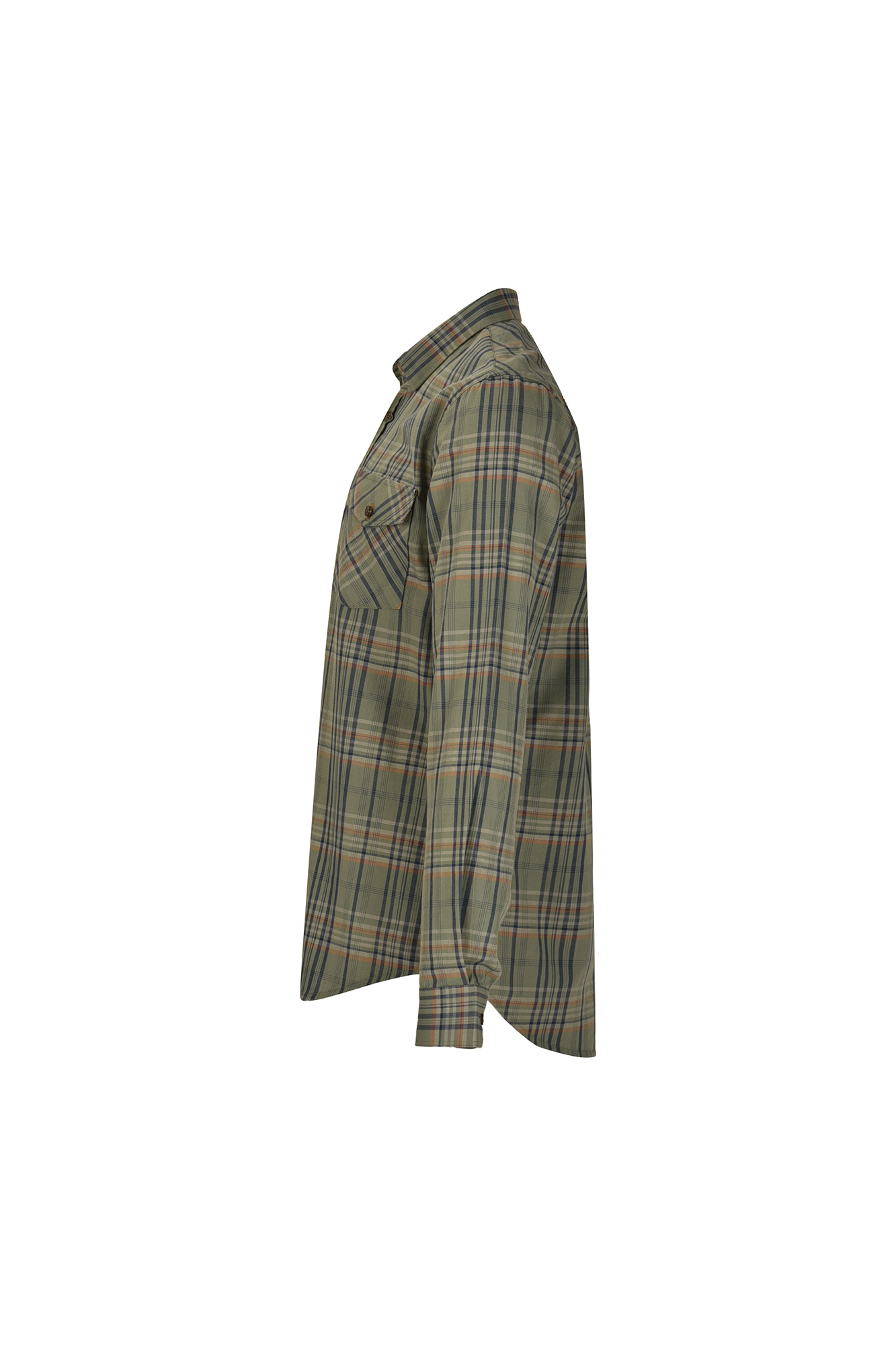 پیراهن آستین بلند چهارخانه