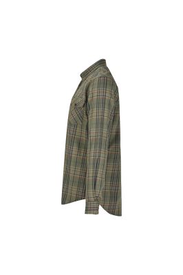 پیراهن آستین بلند چهارخانه