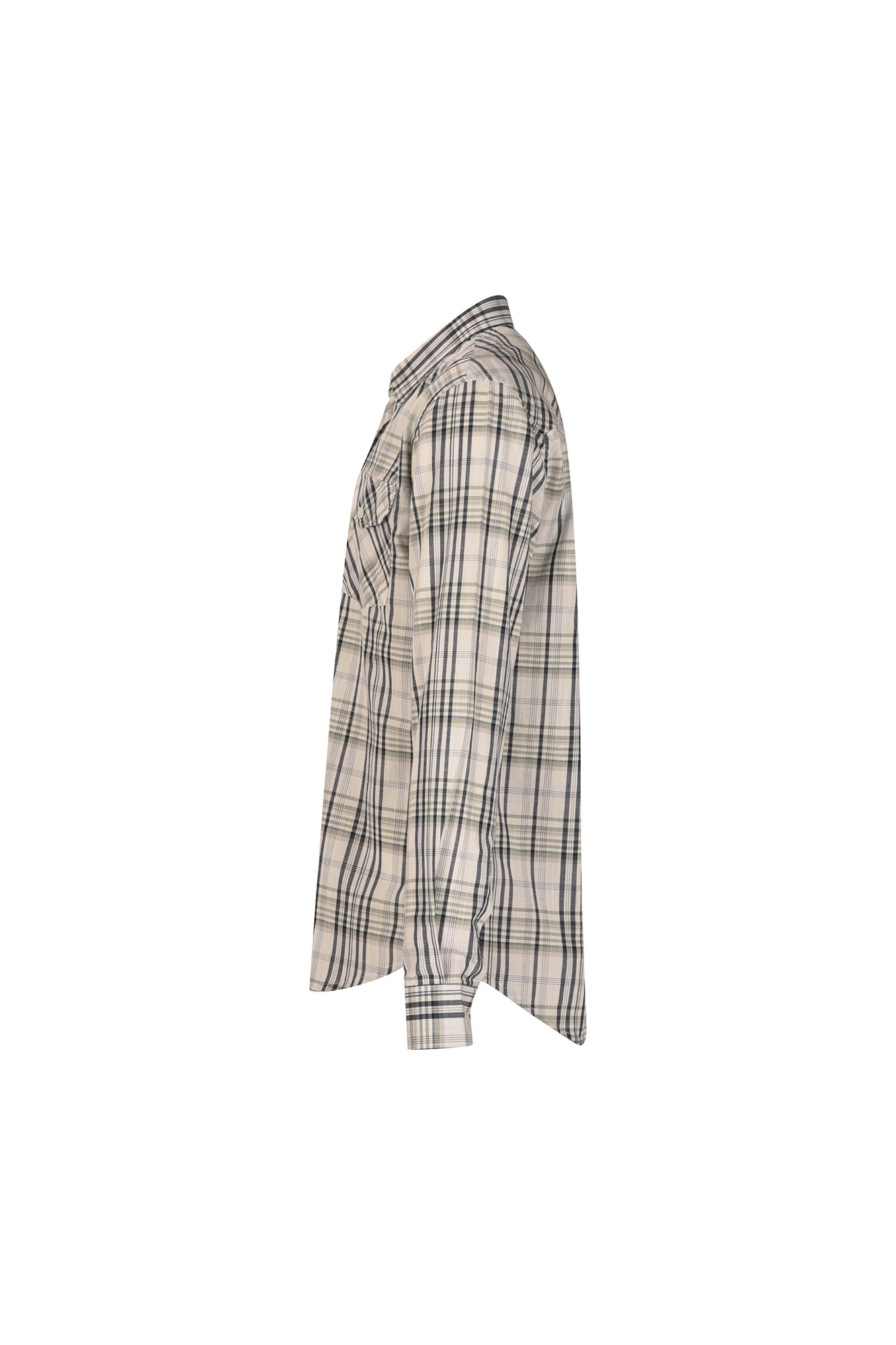 پیراهن آستین بلند چهارخانه