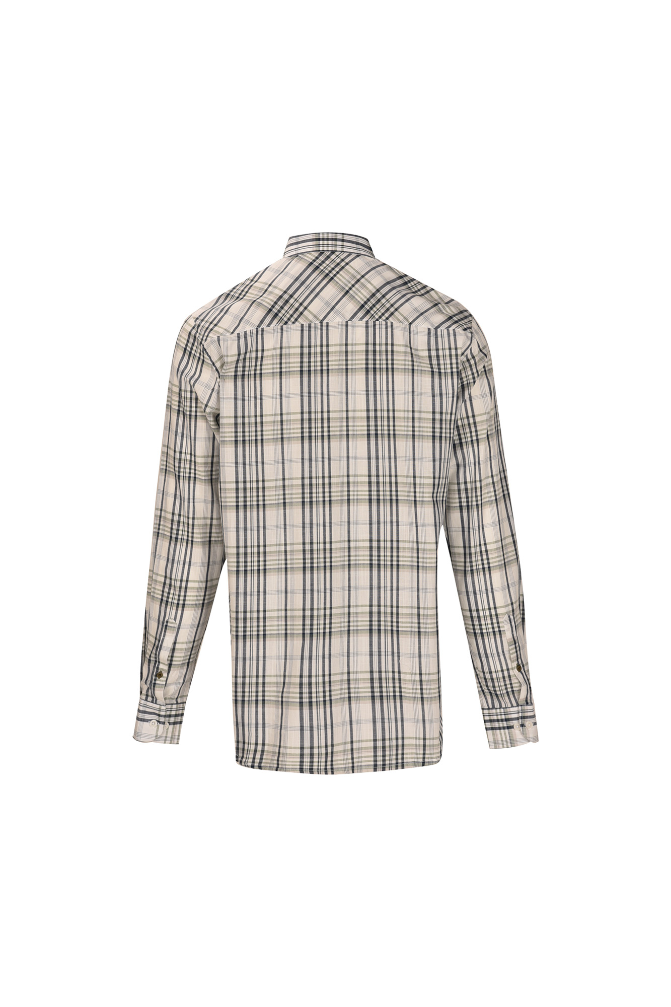 پیراهن آستین بلند چهارخانه