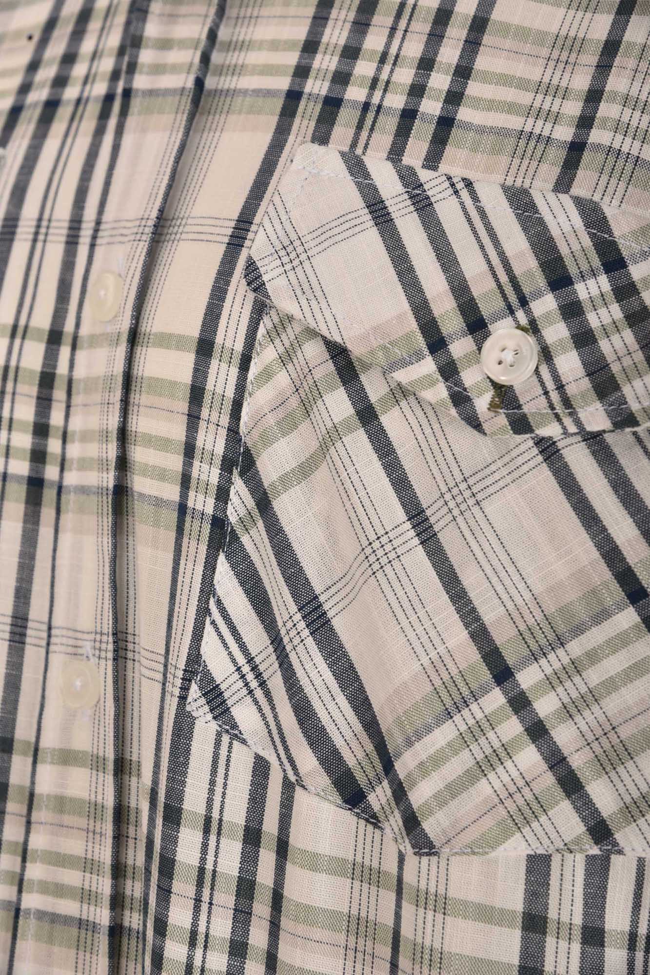 پیراهن آستین بلند چهارخانه