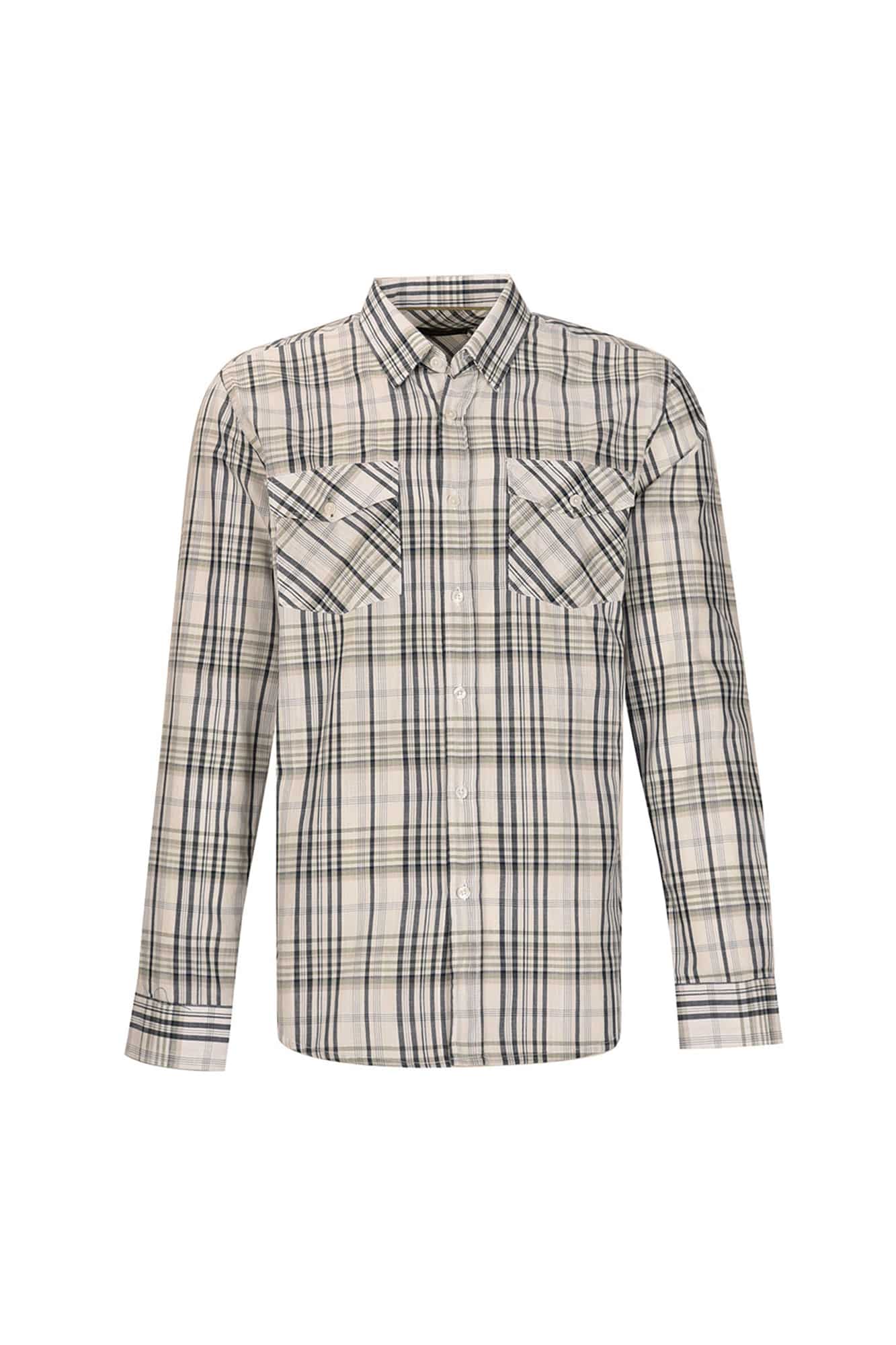 پیراهن آستین بلند چهارخانه