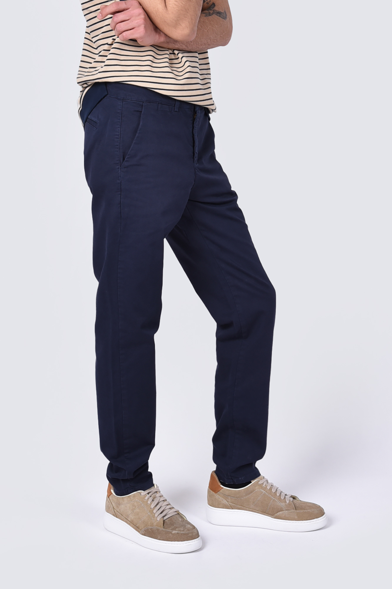 شلوار کتان اسلیم فیت