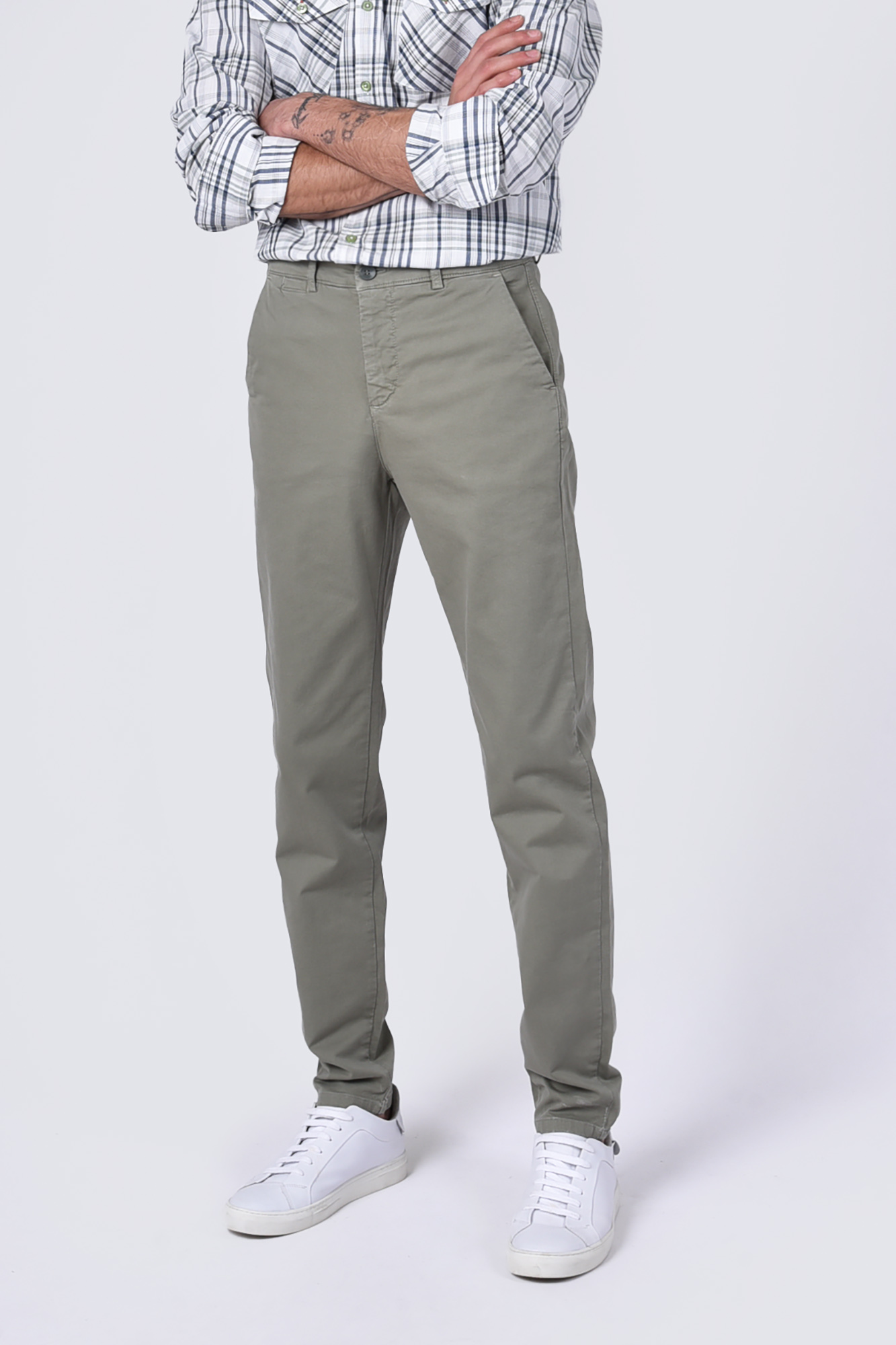 شلوار کتان اسلیم فیت