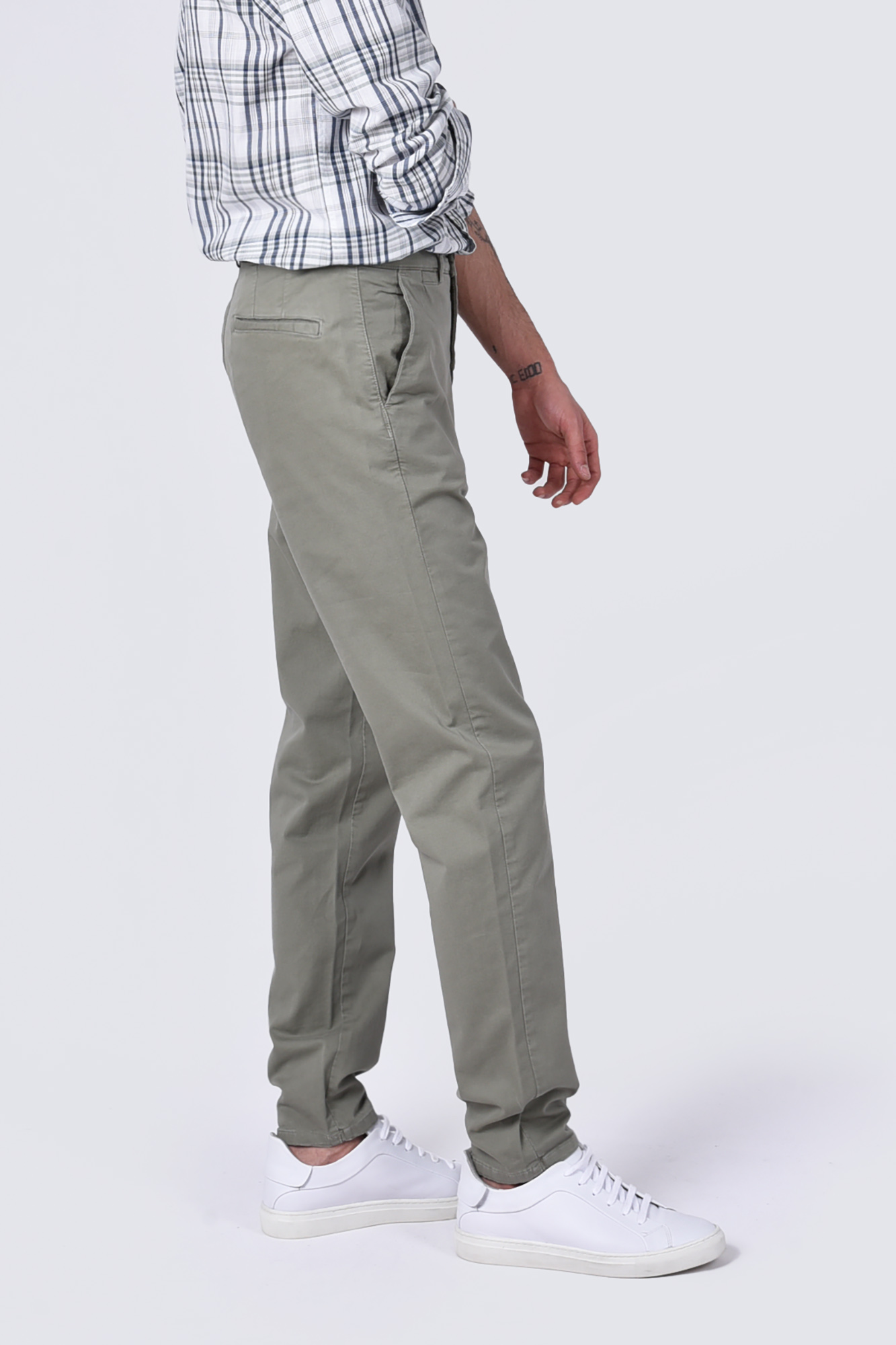 شلوار کتان اسلیم فیت