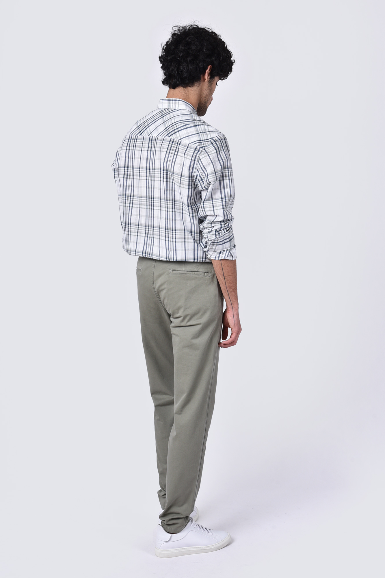 شلوار کتان اسلیم فیت