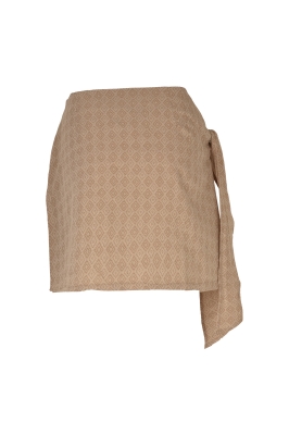 دامن کوتاه گره دار