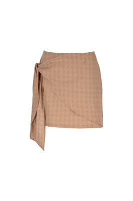 دامن کوتاه گره دار