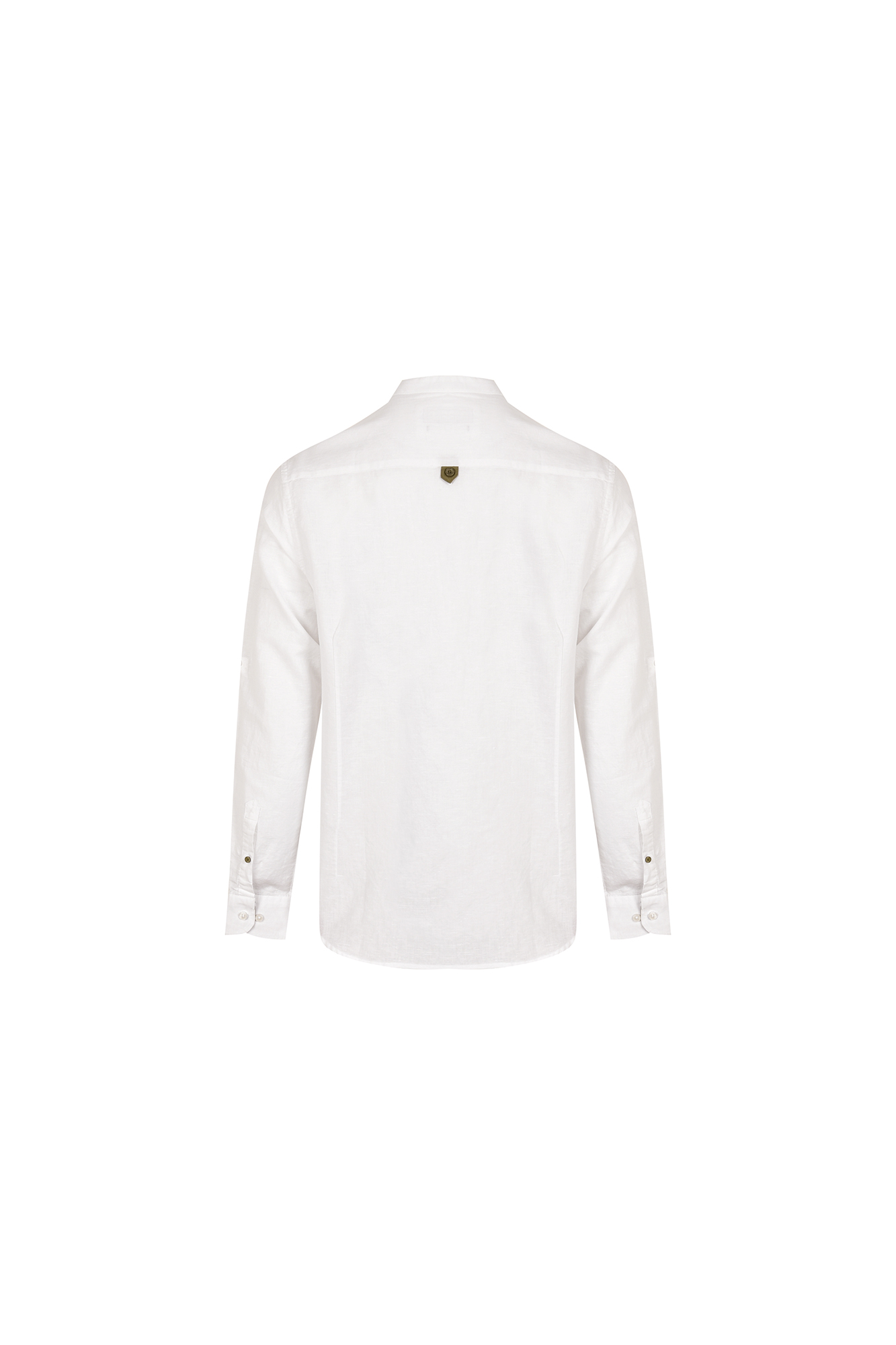 پیراهن آستین بلند یقه فرنچ جلو بسته