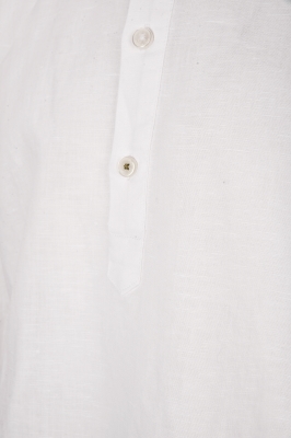 پیراهن آستین بلند یقه فرنچ جلو بسته