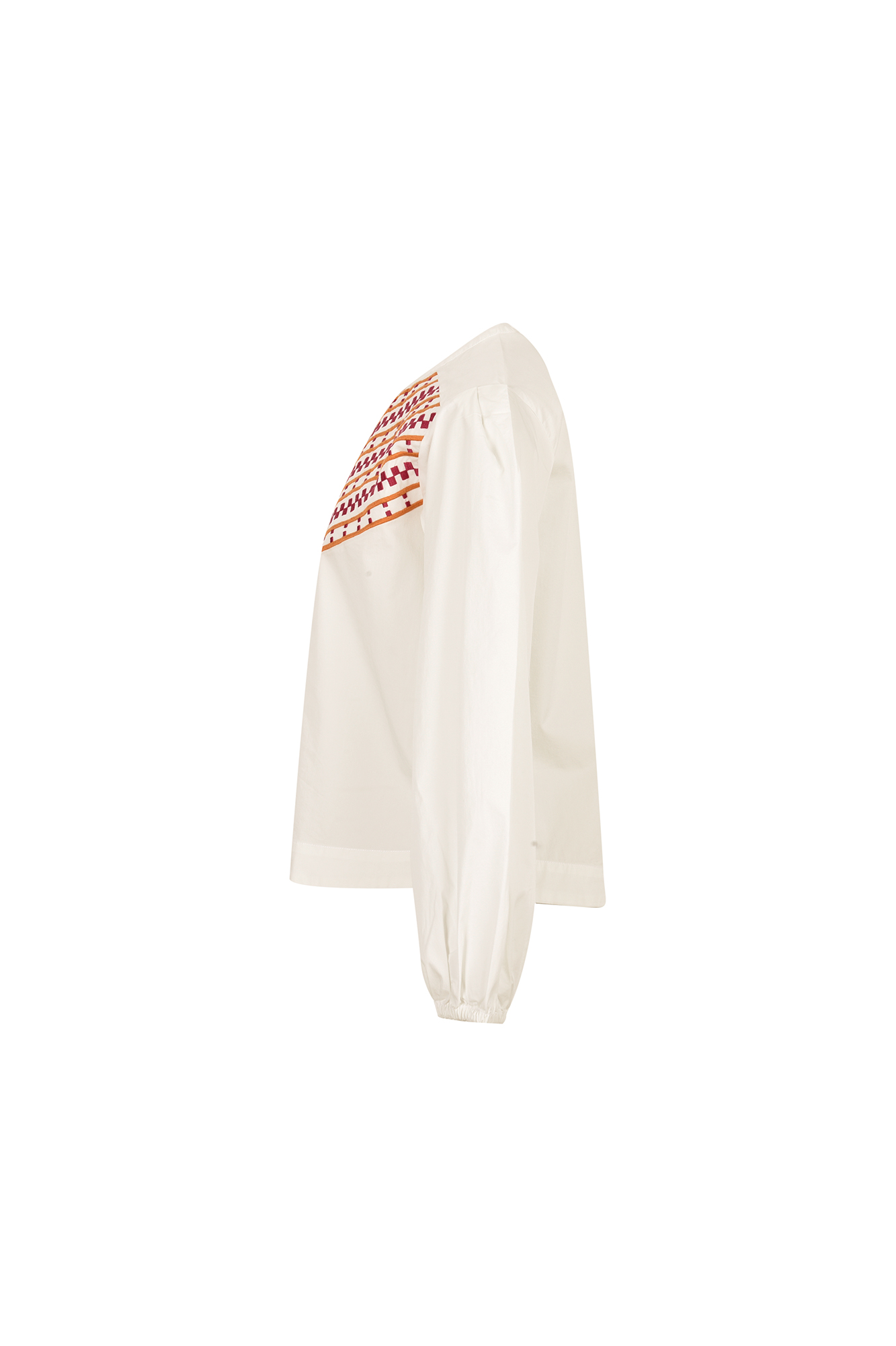 شومیز آستین بلند گلدوزی دار