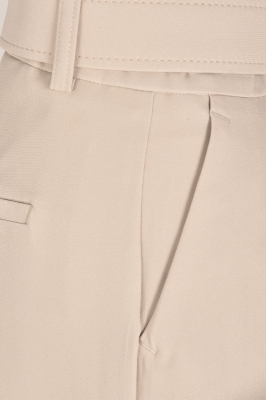 شلوار تک پیلی کمربند دار