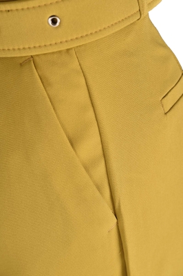 شلوار تک پیلی کمربند دار