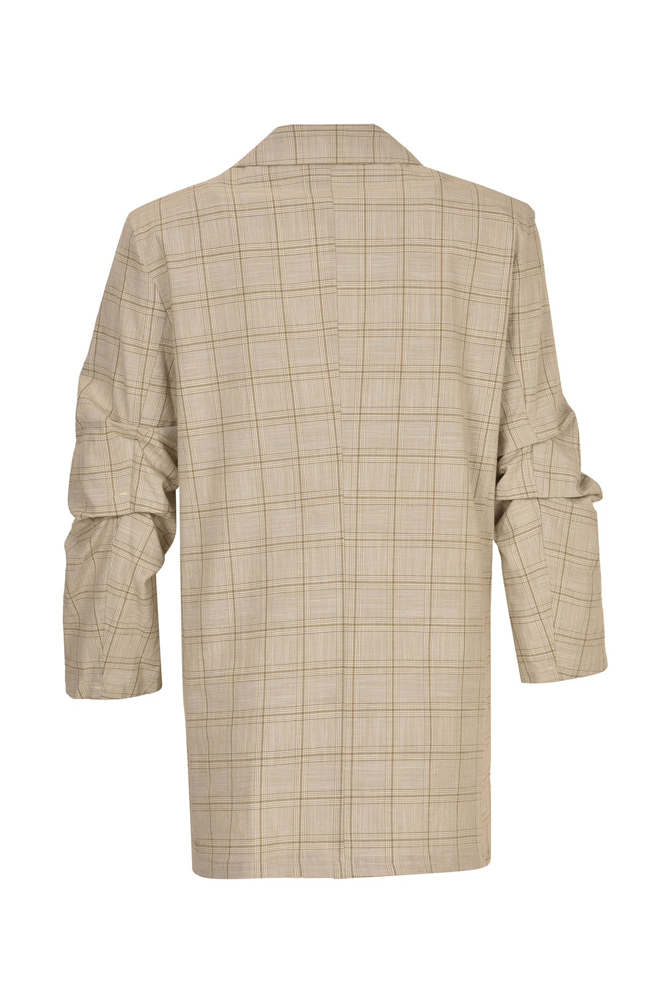 کت یقه انگلیسی آستین پیلی دار