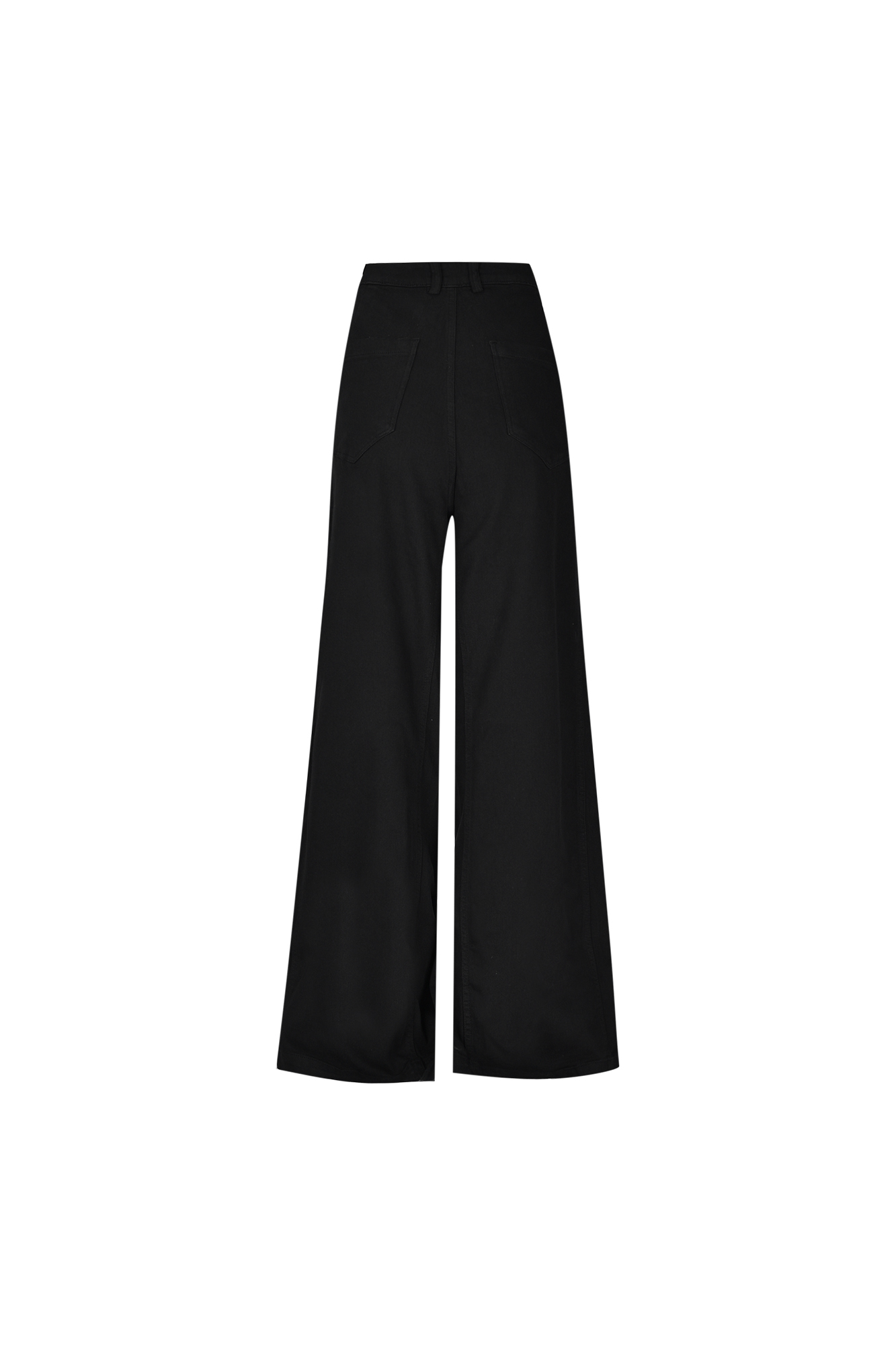 شلوار کتان واید چاکدار