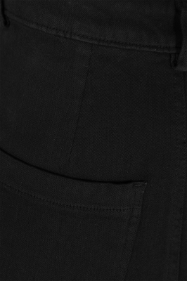 شلوار کتان واید چاکدار