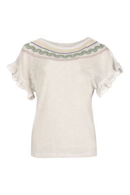 تاپ تیشرتی گلدوزی دار