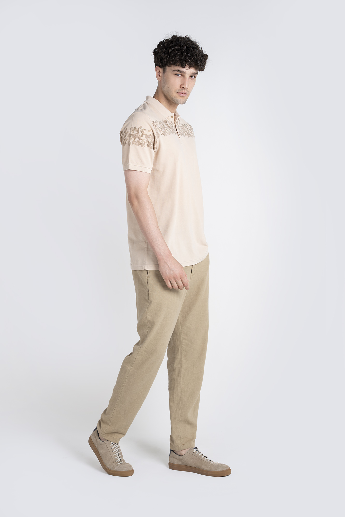 پولوشرت آستین کوتاه چاپی