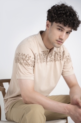 پولوشرت آستین کوتاه چاپی