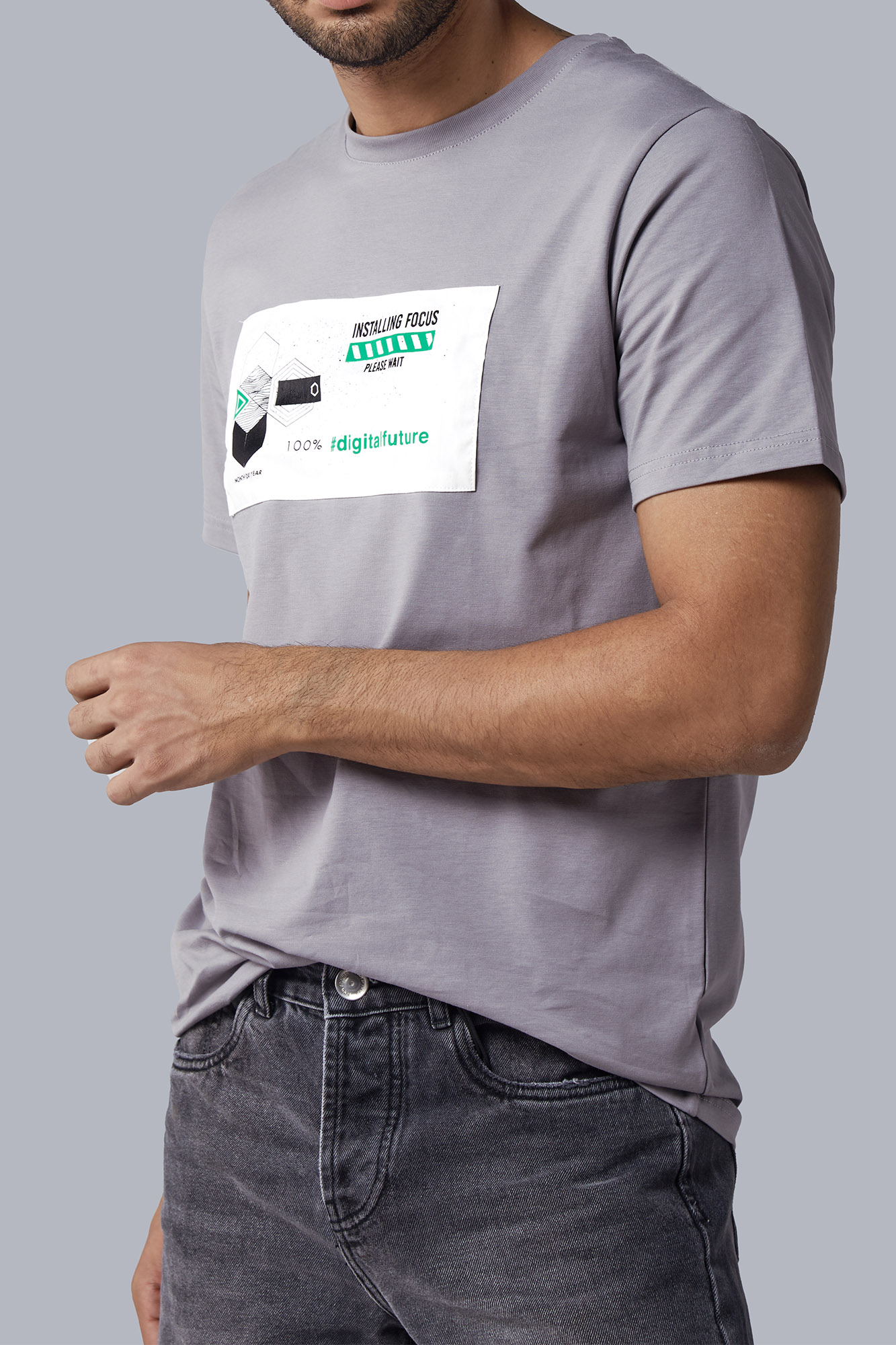 تیشرت آستین کوتاه چاپی