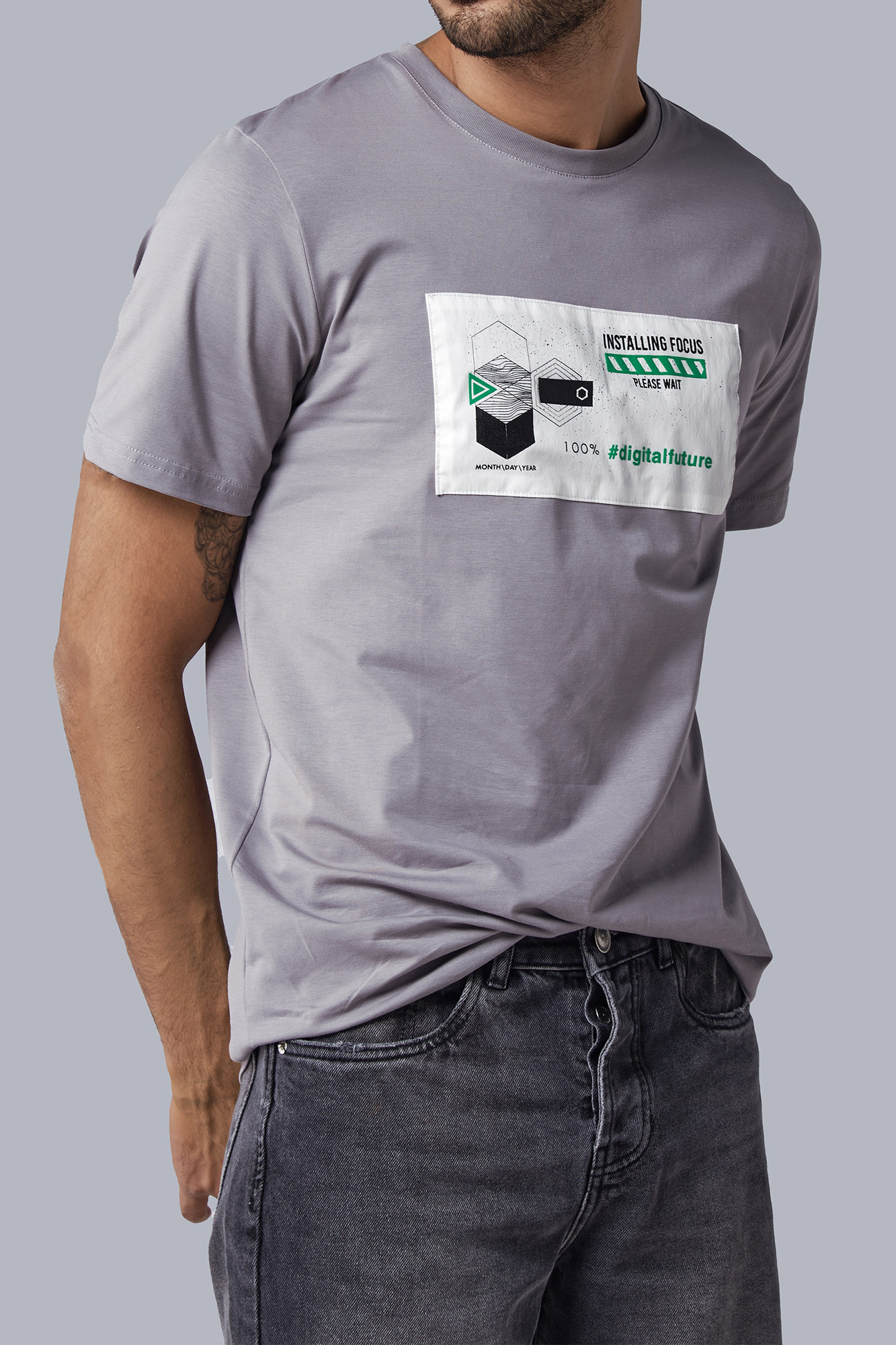 تیشرت آستین کوتاه چاپی