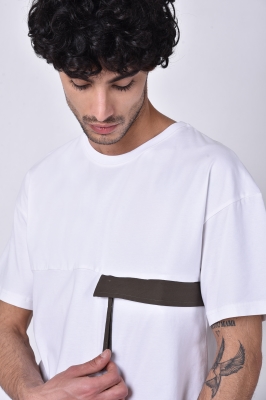 تیشرت آستین کوتاه جیب دار