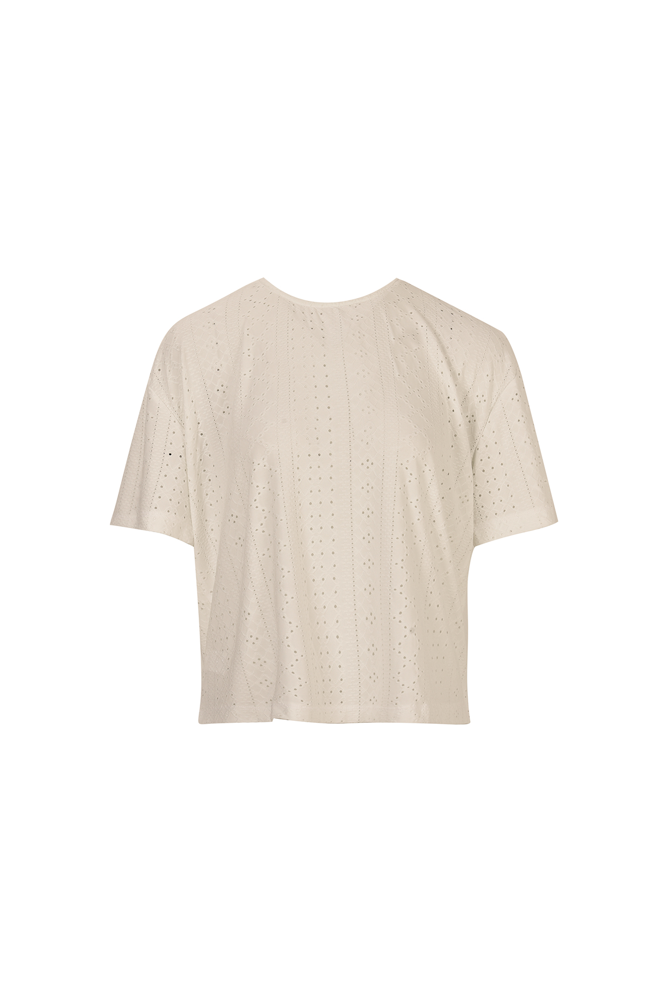 تیشرت آستین کوتاه ژاکارد