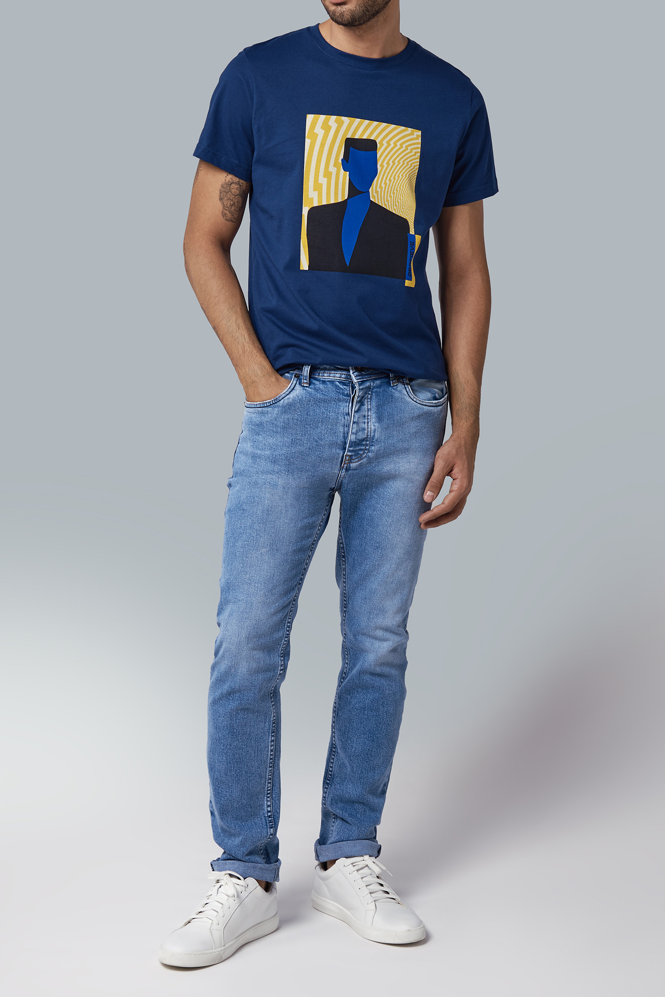 تیشرت مردانه آستین کوتاه چاپی کد 3453