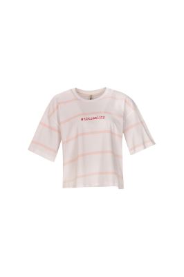 تیشرت راه راه گلدوزی دار