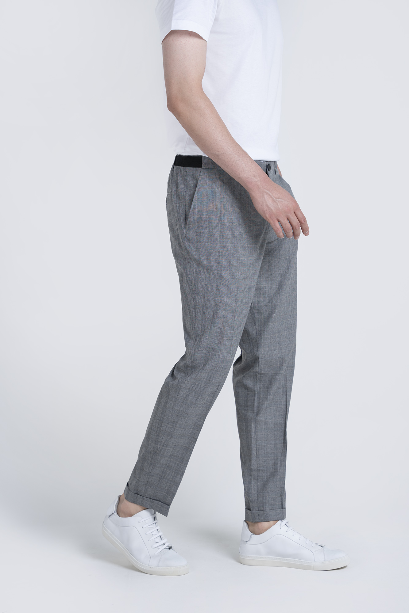 شلوار پارچه ای اسلیم دمپا دوبل