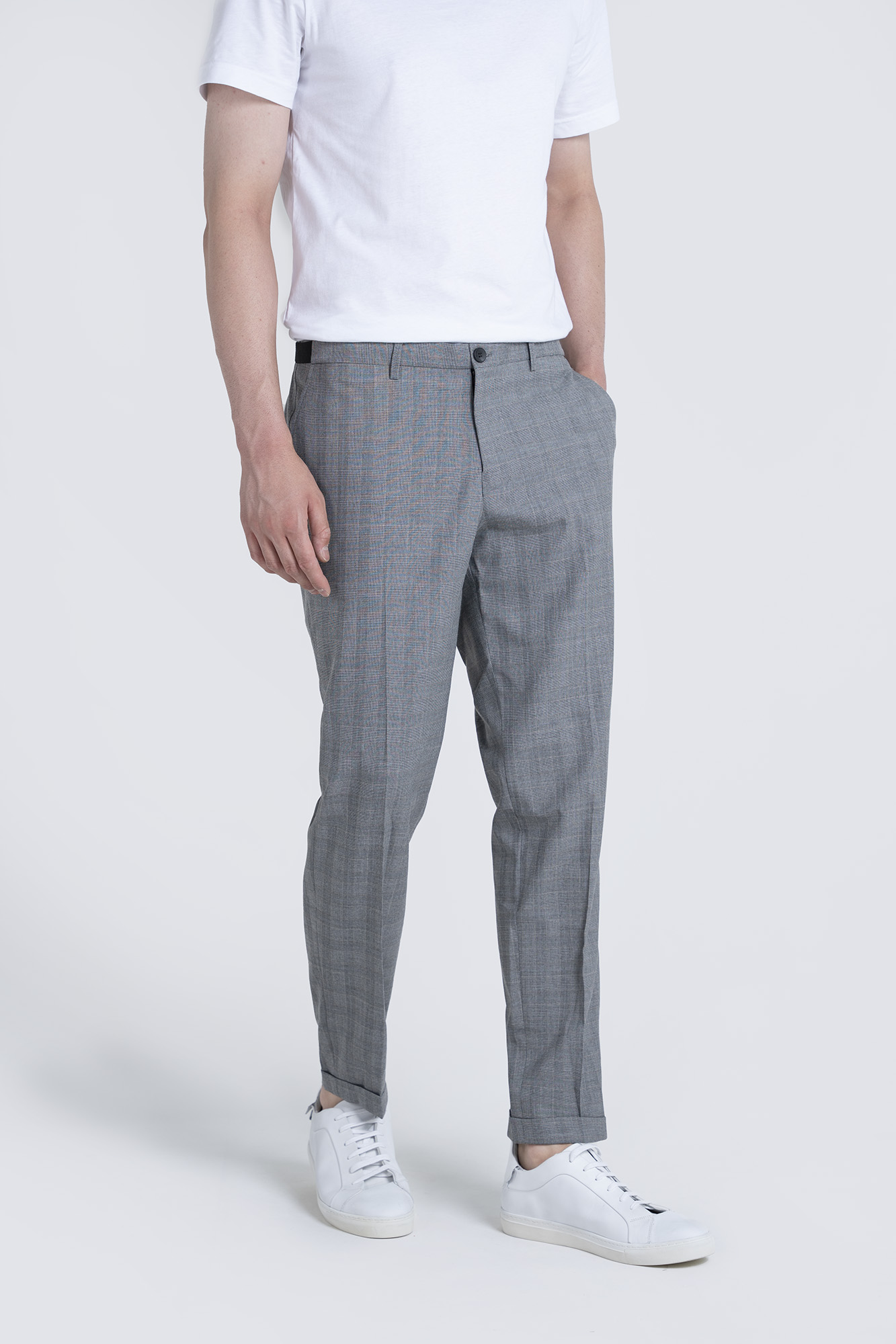 شلوار پارچه ای اسلیم دمپا دوبل