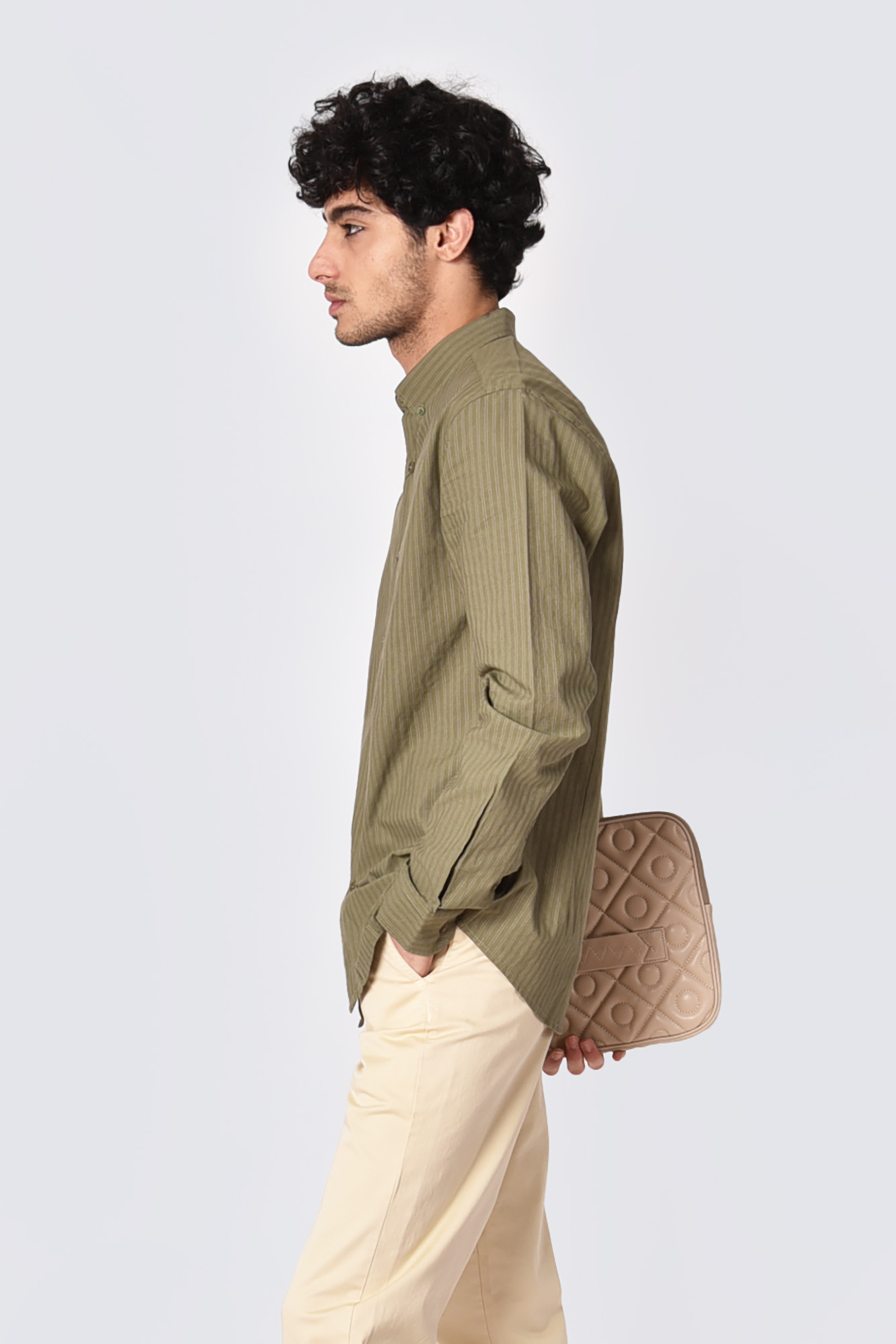 پیراهن آستین بلند راه راه