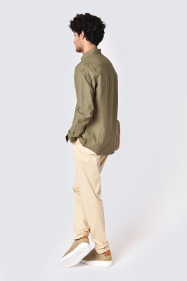 پیراهن آستین بلند راه راه