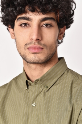 پیراهن آستین بلند راه راه