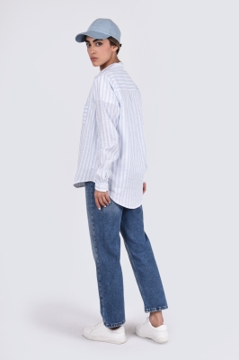 شومیز آستین بلند راه راه