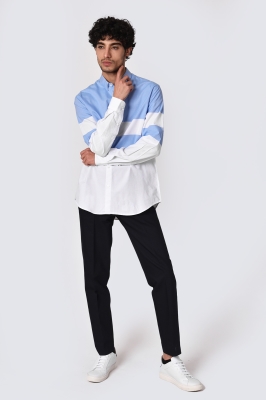 پیراهن آستین بلند پنلی