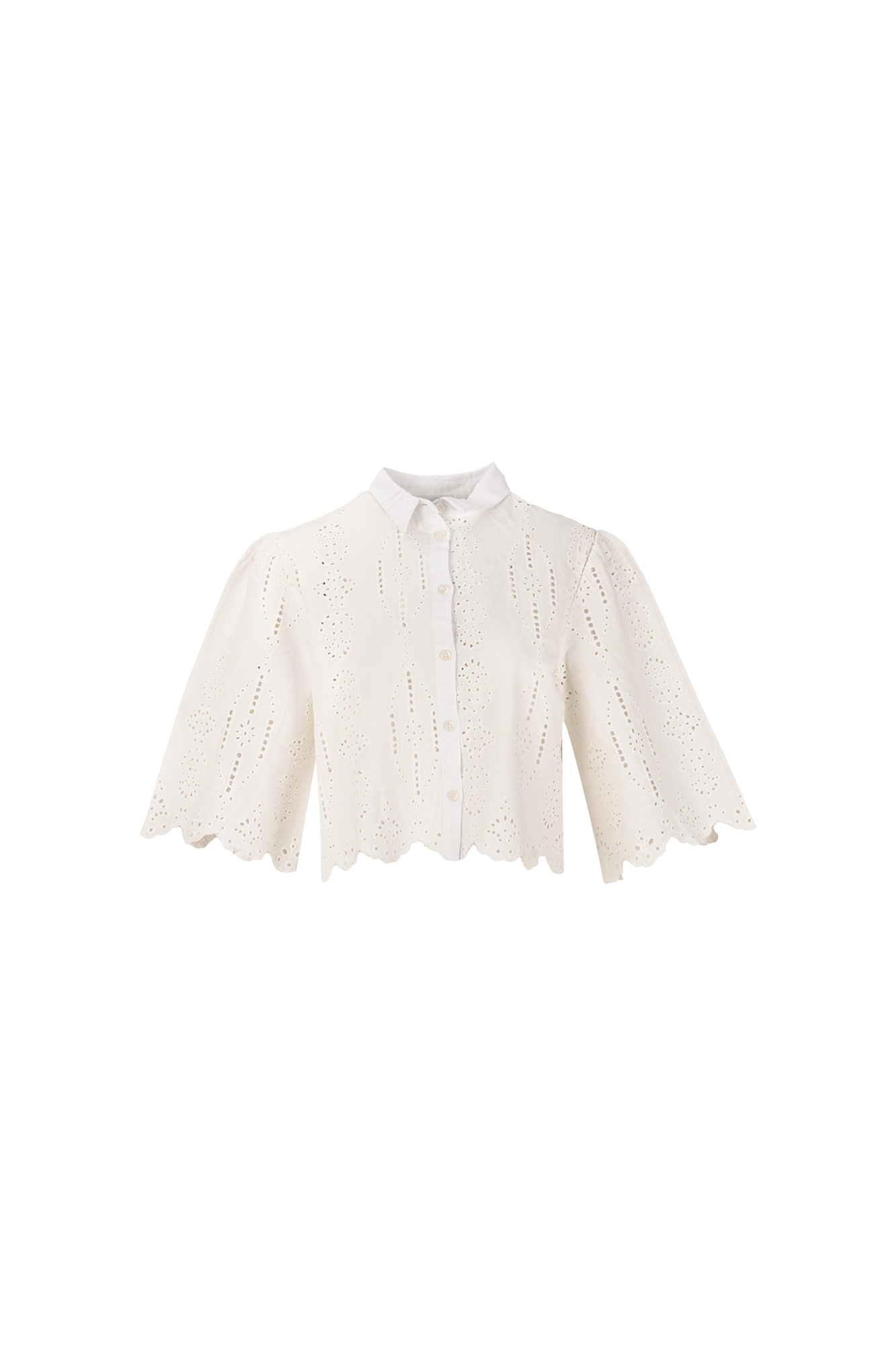 شومیز کراپ گلدوزی دار