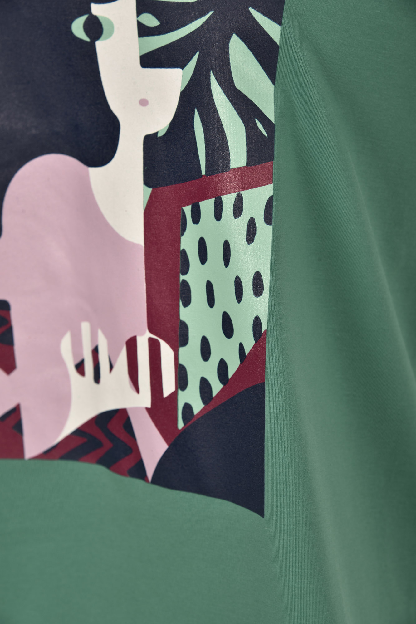 تیشرت آستین کوتاه چاپی