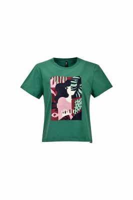 تیشرت آستین کوتاه چاپی