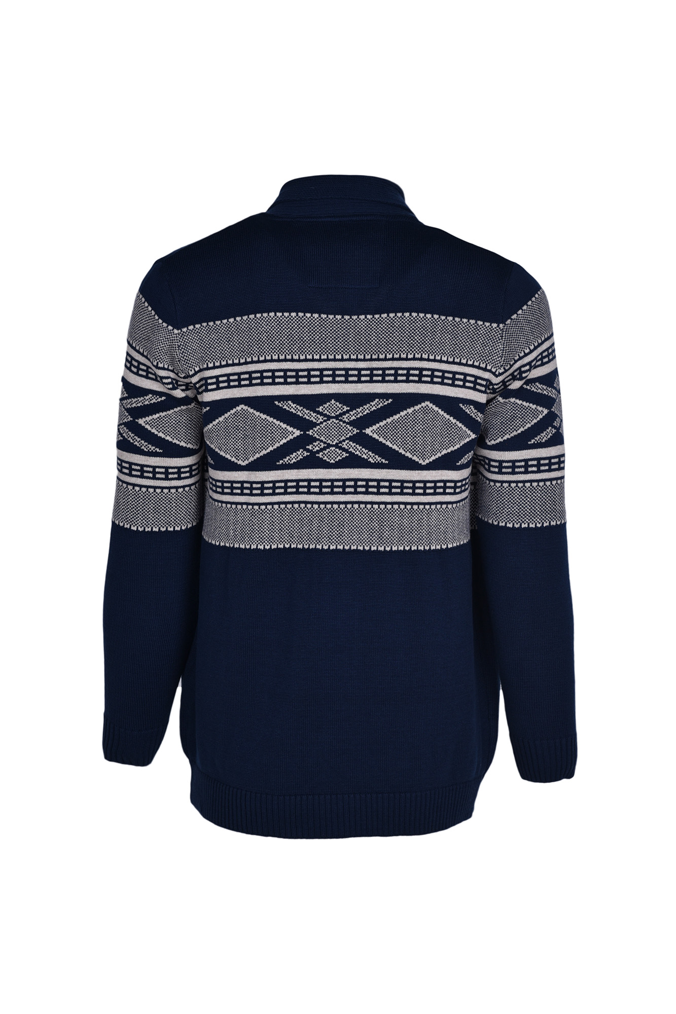 ژاکت یقه آرشال ژاکارد