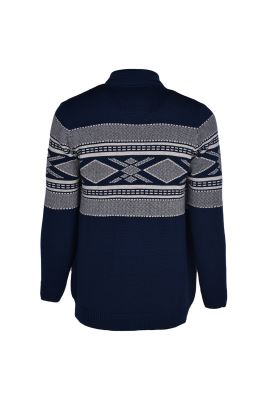 ژاکت یقه آرشال ژاکارد