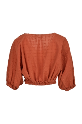 بلوز گلدوزی دار گتر دار