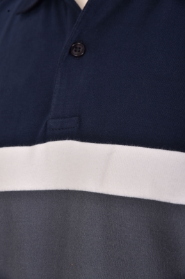 پولوشرت آستین کوتاه پنلی