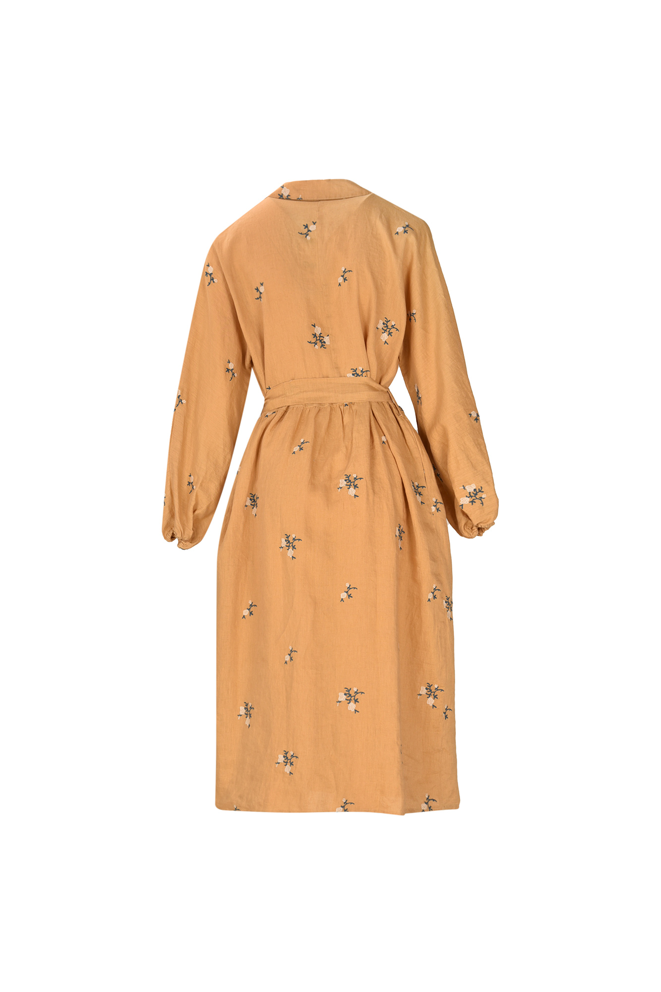 مانتو پیلی دار گلدوزی دار