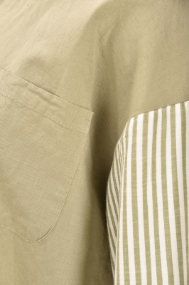 مانتو ترکیبی راه راه