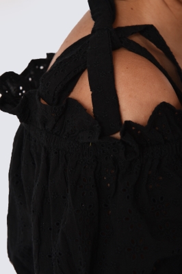 بلوز آف شولدر آستین بلند