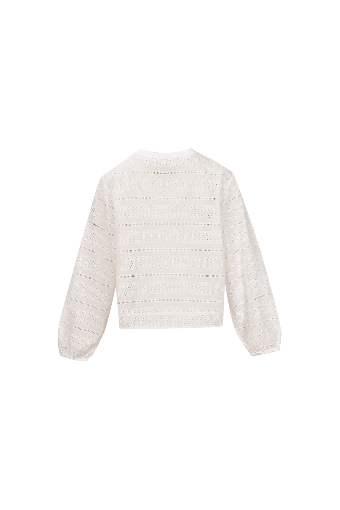 شومیز آستین بلند گلدوزی دار