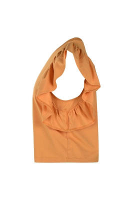 تاپ تیشرتی آستین چین دار