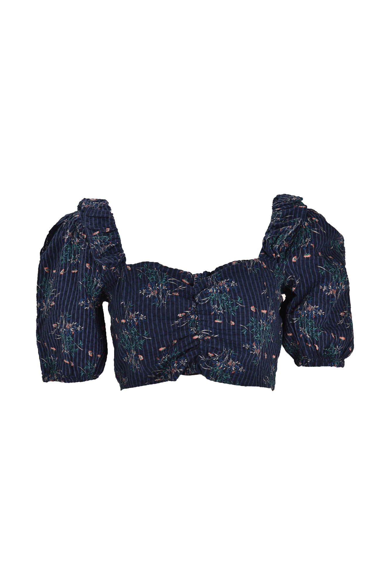 بلوز آستین کوتاه کراپ اسلیم