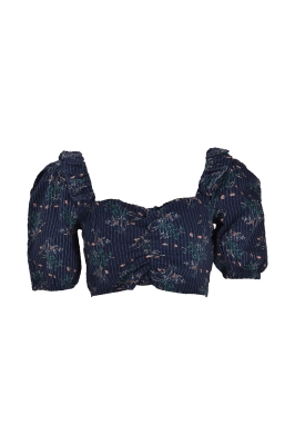 بلوز آستین کوتاه کراپ اسلیم